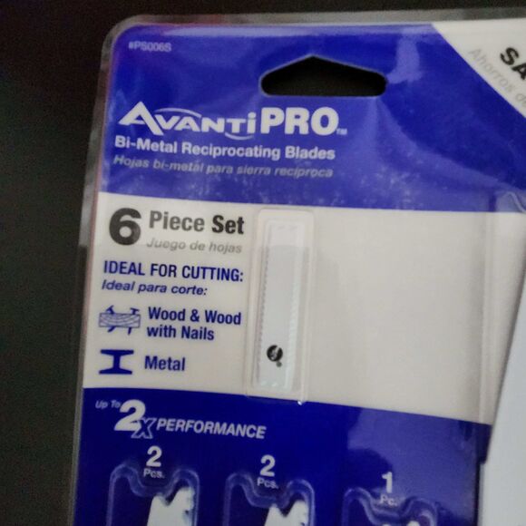 Avanti Pro Bi-Metal Reciprocating Saw Blade Set (6-Piece) - Picture 3 of 3